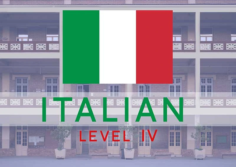 المستوى الرابع اللغة الايطالية